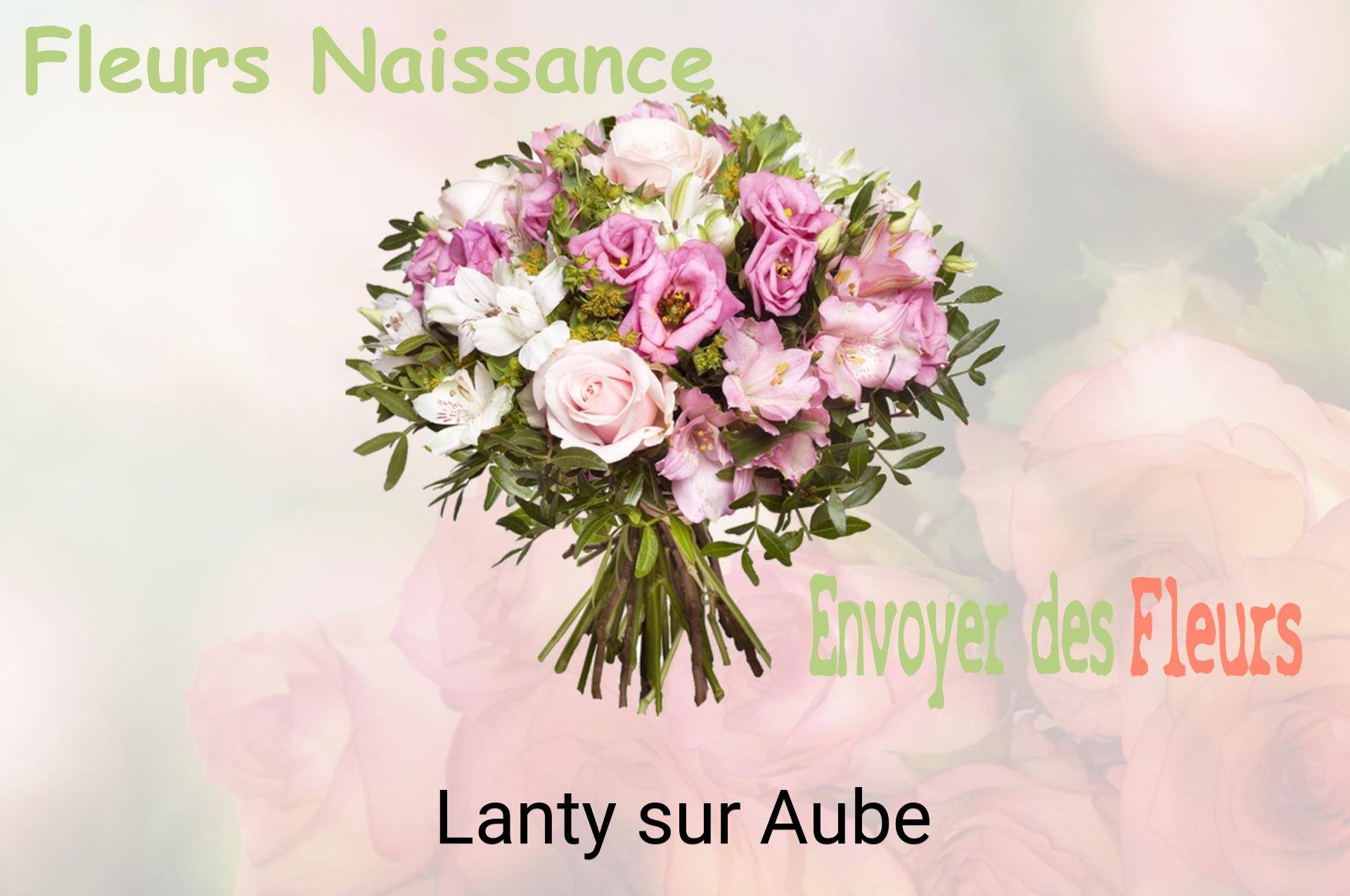 Bouquet de fleurs de naissance livré à Lanty-sur-Aube